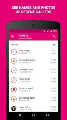 T-Mobile Name ID android App screenshot 2